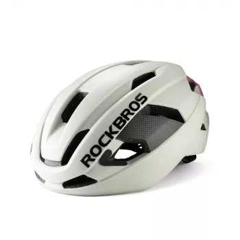 Cască de bicicletă Rockbros LK-15 Carbon Fiber 58-62cm, gri deschis