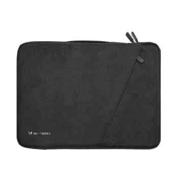 Geantă pentru laptop Wozinsky WTNP-15B 15,6 inch cu mâner retractabil, neagră