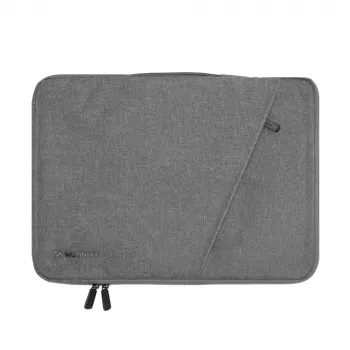 Geantă pentru laptop Wozinsky WTNP-15G 15,6 inch cu mâner retractabil, gri