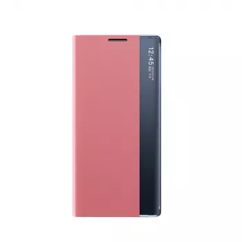 Husă Hurtel New Sleep pentru Samsung Galaxy S25 Ultra cu capac flip și suport, roz