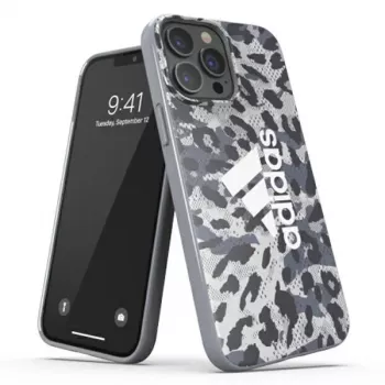 Husă Adidas OR SnapCase Leopard pentru Apple iPhone 13 Pro Max, gri