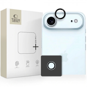 Capac protecție obiectiv cameră Tech-Protect Camring Fit+ pentru Apple iPhone Air, negru