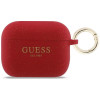 Guess Silicone Glitter Ring Case for Apple AirPods Pro 3, fuchsia