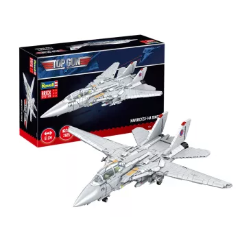 Set de construcție Revell Brick System Maverick's F-14A Tomcat Top Gun 009639090, scară 1:32