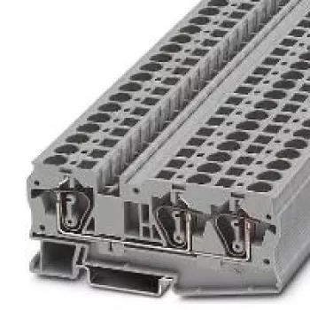 Bornă de trecere cu 3 conductori Phoenix Contact ST 6-TWIN BU 3036479, albastră (50 buc.)