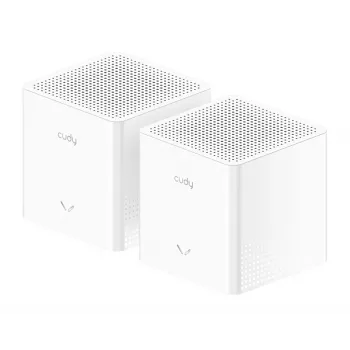 Sistem mesh Wi-Fi 6 CUDY M3000S AX3000, pachet de 2