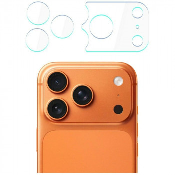 Protecție pentru lentila camerei din sticlă hibridă 3MK Lens Protection pentru Apple iPhone 17 Pro Max