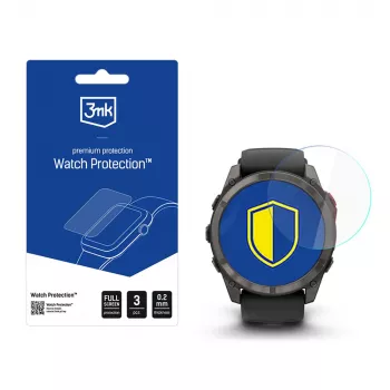 Folie de protecție ecran 3MK FlexibleGlass Watch pentru Garmin Fenix 8 Pro, 51 mm
