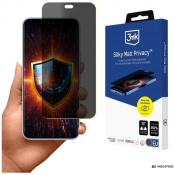Folie de protecție a ecranului cu confidențialitate 3MK Silky Matt Privacy pentru Honor 400 PRO