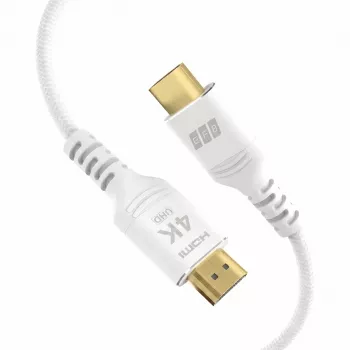 EFB Elektronik HDMI-20-00014 HDMI Cable High Speed with Ethernet, 4K60Hz, 18 Gbit/s, 3 m, White, HDMI 2.0 Compatible
