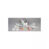 Etichete pentru brățară Zebra Z-Band Direct Next Generation 25,4 x 177,8 mm, polipropilenă, alb (6 role x 300)