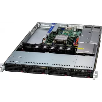 Server barebone Supermicro SuperServer SYS-512B-WR-G1 WIO 1U rack, un socket, 32 GB