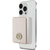 Guess GUPBM5AL4DMD 4G Strassed Metal Logo MagSafe Induction Powerbank 5000 mAh, 15W, gold