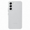 Samsung EF-VS901LJ Leather Cover for Galaxy S22, light gray