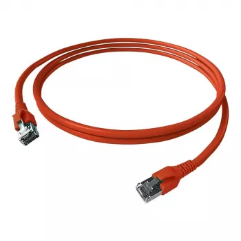 Cablu patch EASYLAN FlexBoot Cat.6A S/FTP roșu 2m