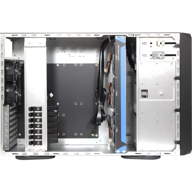 Carcasă tower server IPC Inter-Tech SR-680, neagră