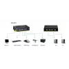 Switch KVM LevelOne KVM-0221 2x USB-A cu audio, gri
