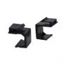 Capac pentru inserție modulară VALUE - negru (pachet)